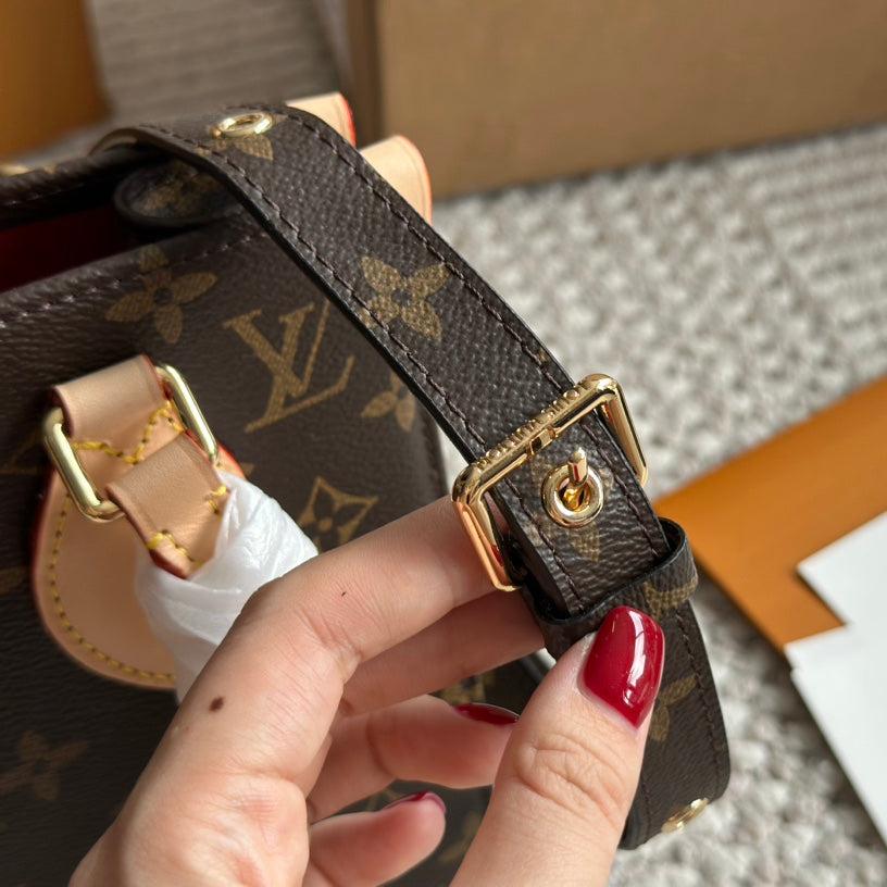 Sac Petit Sac Plat en cuir