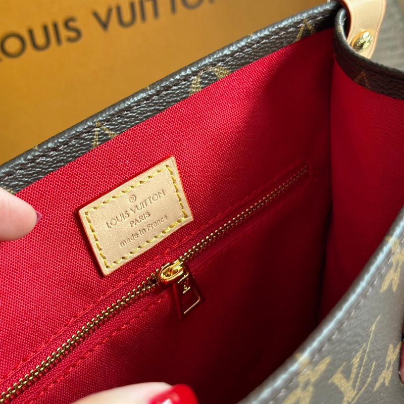 Sac Petit Sac Plat en cuir