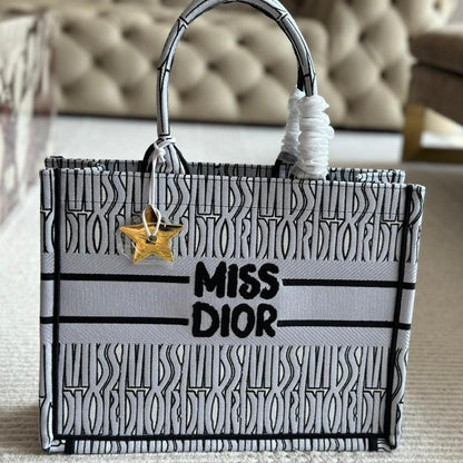 Sac Cabas Brodé All-Over, Format Moyen