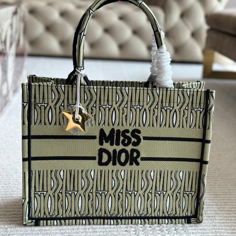 Sac Cabas Brodé All-Over, Format Moyen