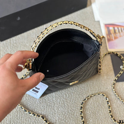 Sac vintage en métal à bandoulière