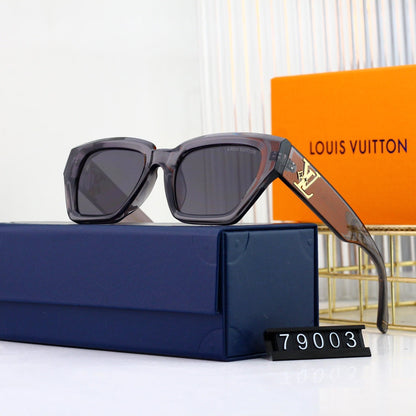 Lunettes de soleil carrées gaufrées tendance