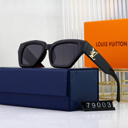 Lunettes de soleil carrées gaufrées tendance