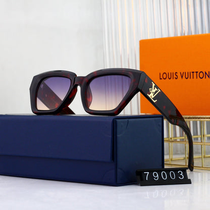 Lunettes de soleil carrées gaufrées tendance