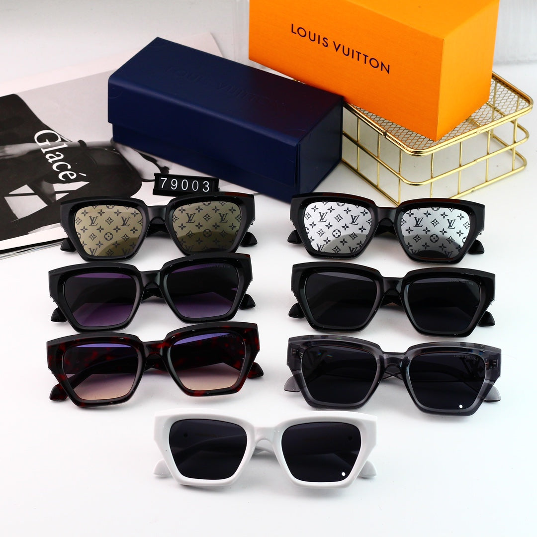 Lunettes de soleil carrées gaufrées tendance