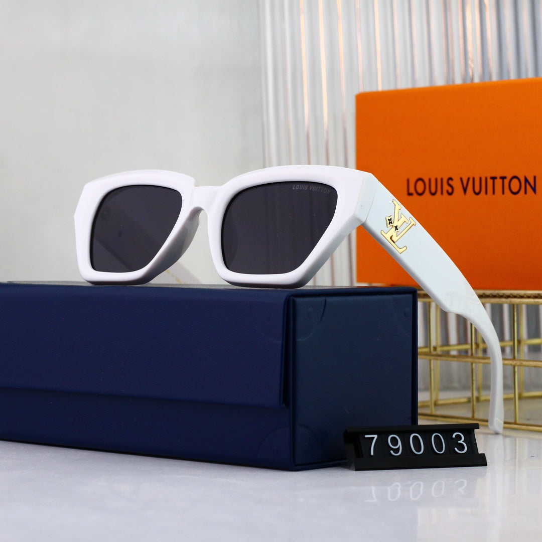 Lunettes de soleil carrées gaufrées tendance