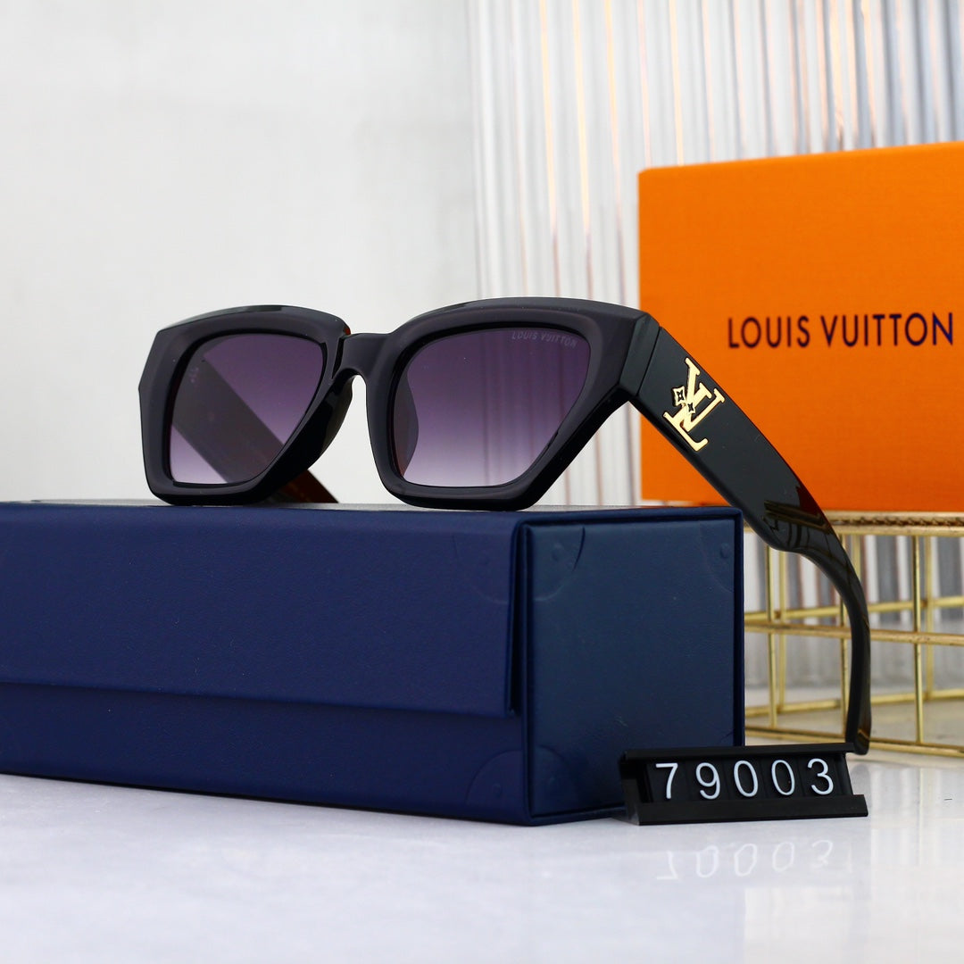 Lunettes de soleil carrées gaufrées tendance