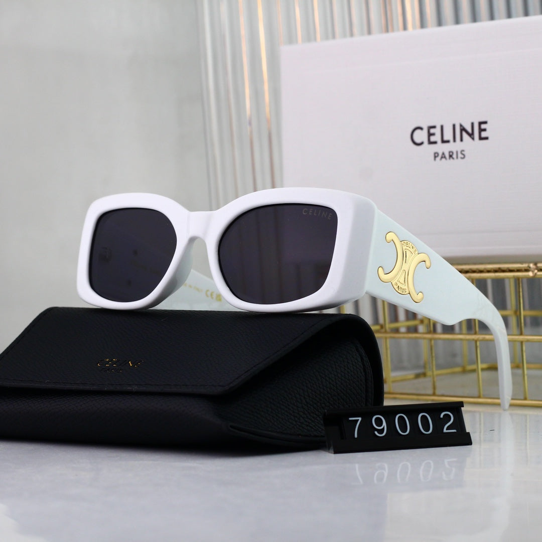Lunettes de soleil métalliques Fashion Square Arc de Triomphe