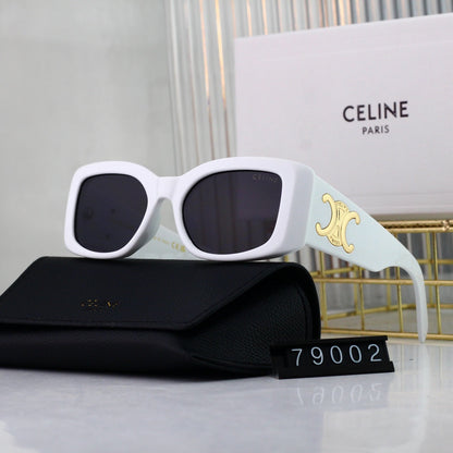 Lunettes de soleil métalliques Fashion Square Arc de Triomphe