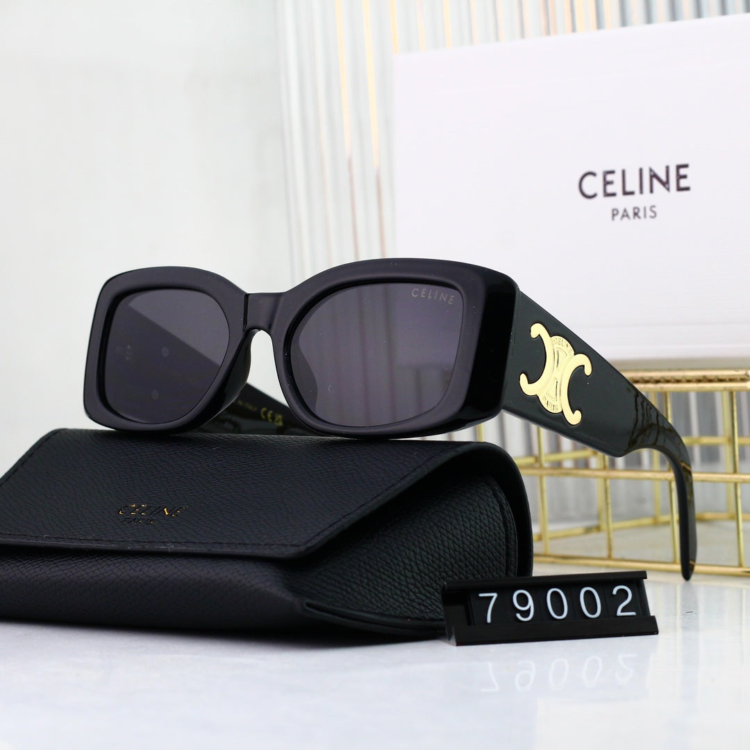 Lunettes de soleil métalliques Fashion Square Arc de Triomphe