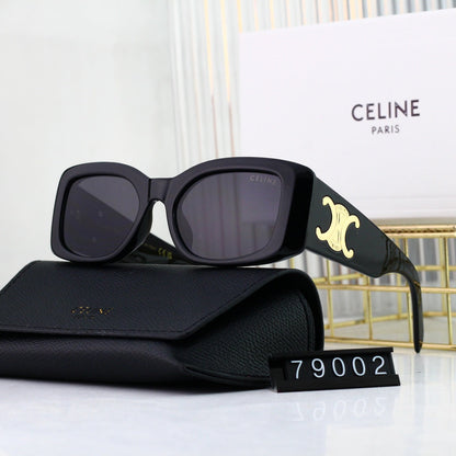 Lunettes de soleil métalliques Fashion Square Arc de Triomphe