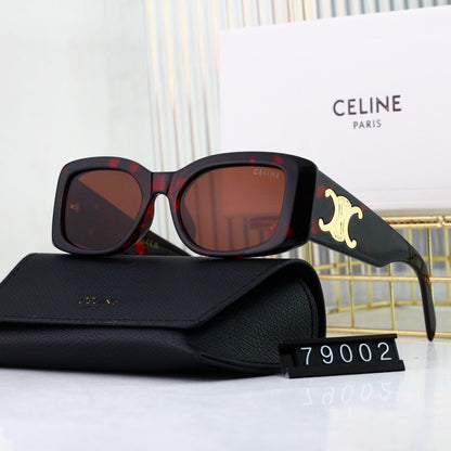 Lunettes de soleil métalliques Fashion Square Arc de Triomphe