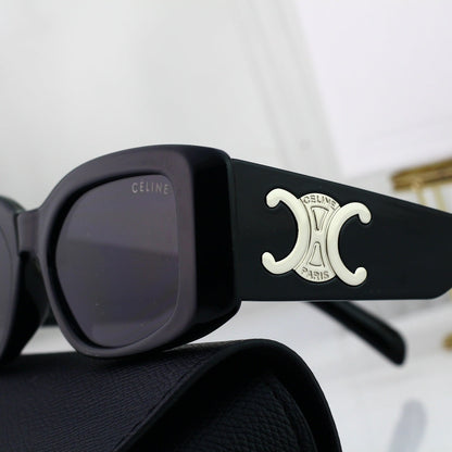 Lunettes de soleil métalliques Fashion Square Arc de Triomphe