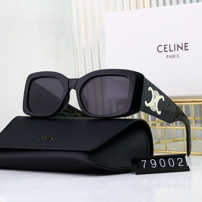 Lunettes de soleil métalliques Fashion Square Arc de Triomphe