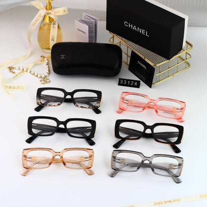Lunettes de mode à monture épaisse carrée
