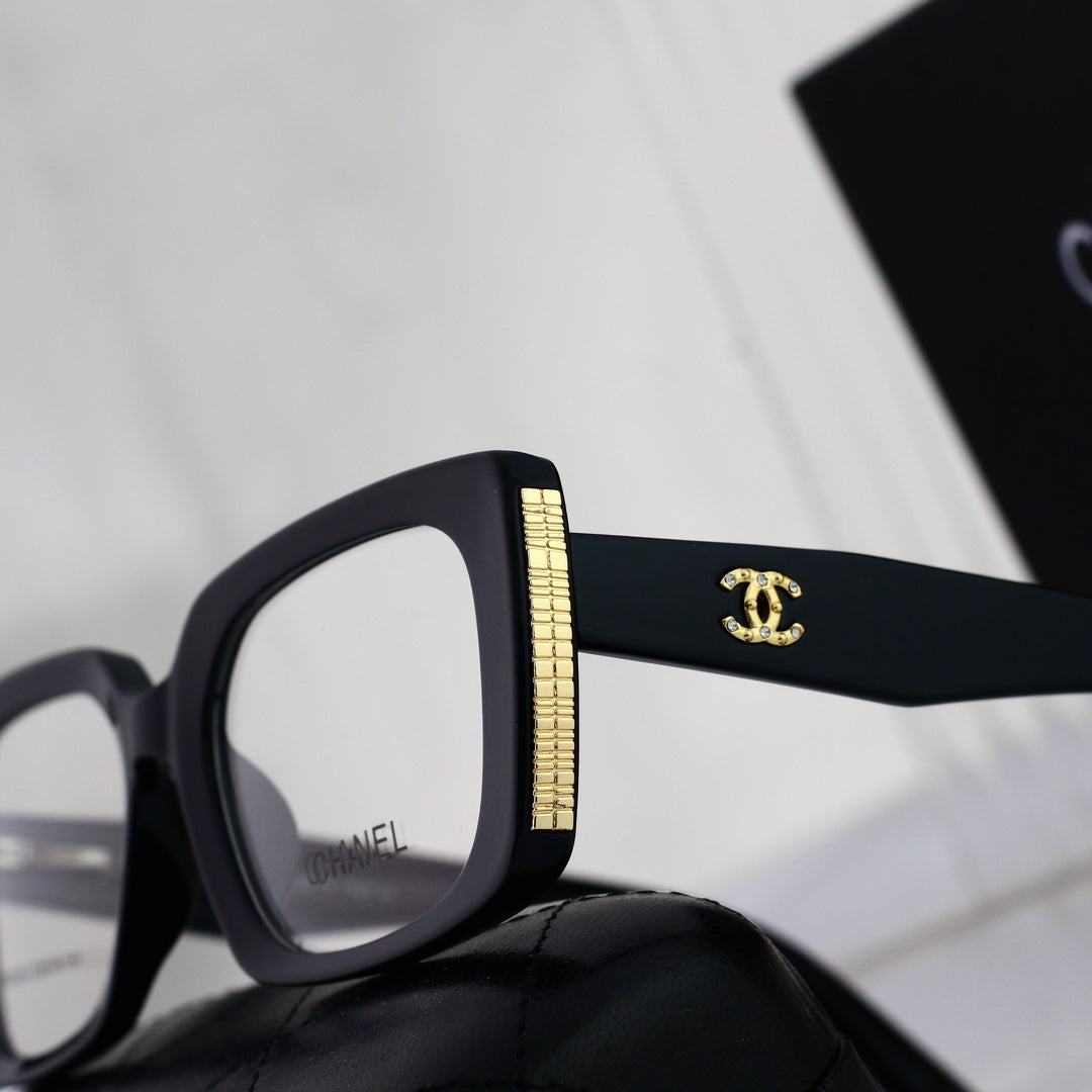 Lunettes de mode à monture épaisse carrée