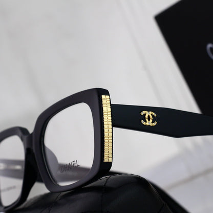 Lunettes de mode à monture épaisse carrée