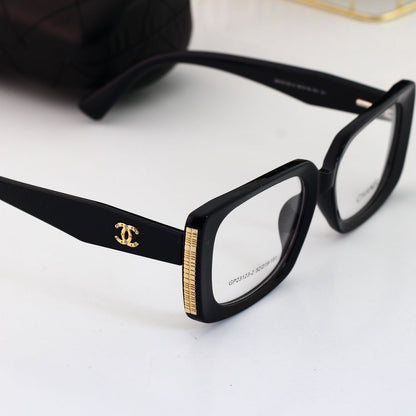 Lunettes de mode à monture épaisse carrée