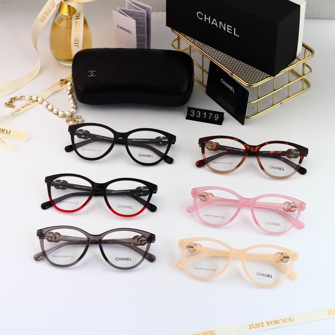 Lunettes en Métal Cat-Eye Ornées du Logo Diamant