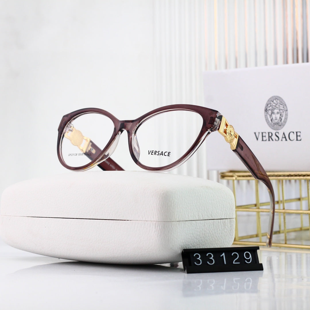 Lunettes rétro œil-de-chat à monture métallique