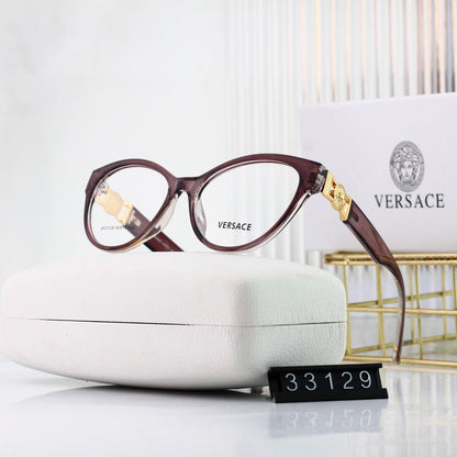 Lunettes rétro œil-de-chat à monture métallique