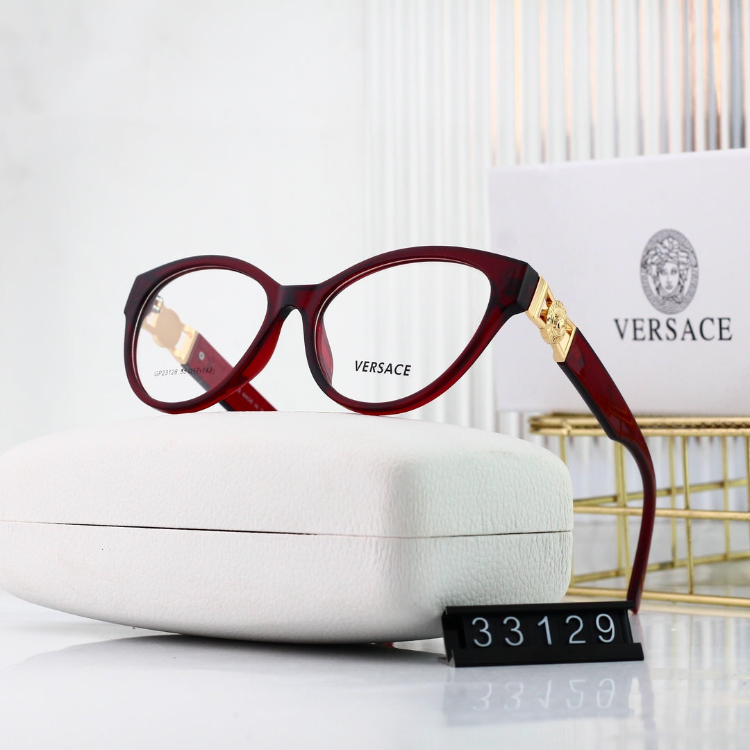 Lunettes rétro œil-de-chat à monture métallique