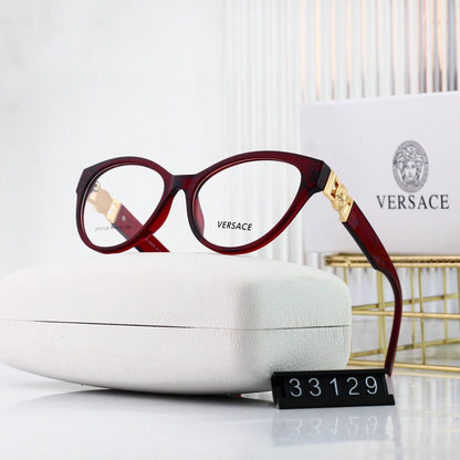 Lunettes rétro œil-de-chat à monture métallique