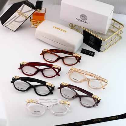 Lunettes rétro œil-de-chat à monture métallique