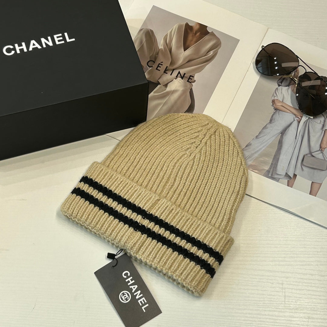 Bonnet en Laine Tendance 5 Couleurs avec Lettres