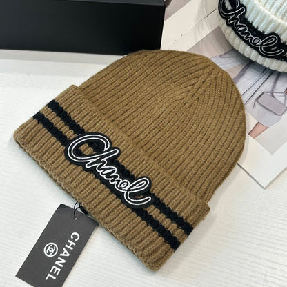 Bonnet en Laine Tendance 5 Couleurs avec Lettres