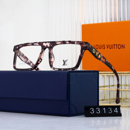Nouvelles lunettes neutres à monture métallique tendance