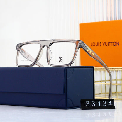 Nouvelles lunettes neutres à monture métallique tendance