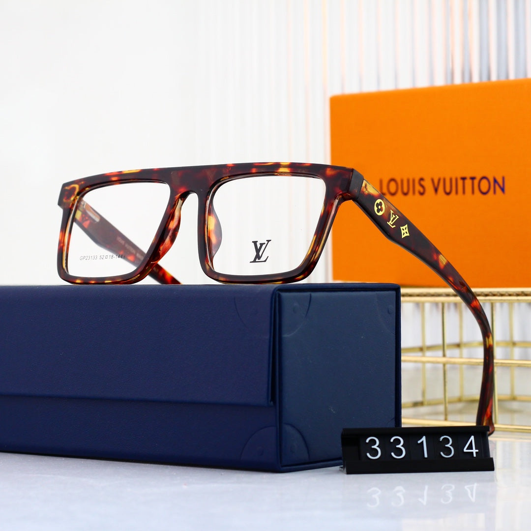Nouvelles lunettes neutres à monture métallique tendance