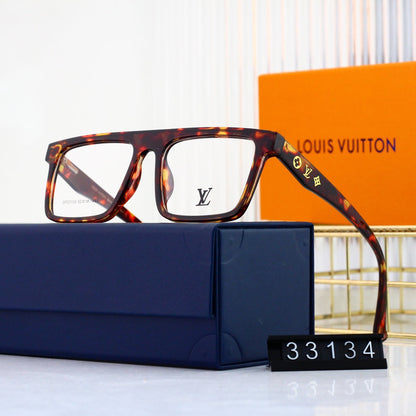Nouvelles lunettes neutres à monture métallique tendance