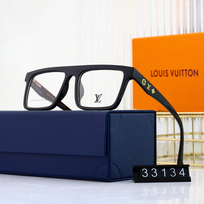 Nouvelles lunettes neutres à monture métallique tendance
