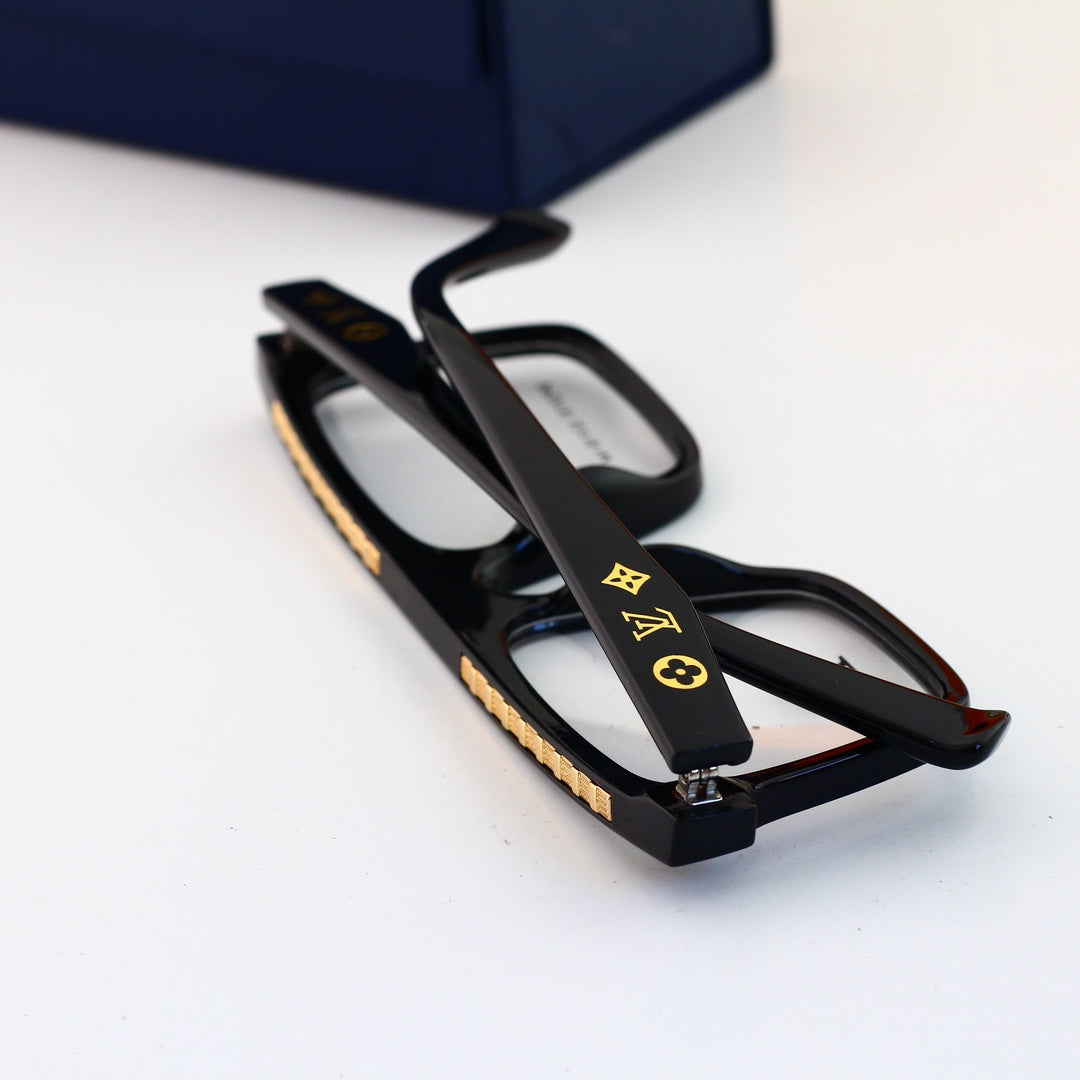 Nouvelles lunettes neutres à monture métallique tendance