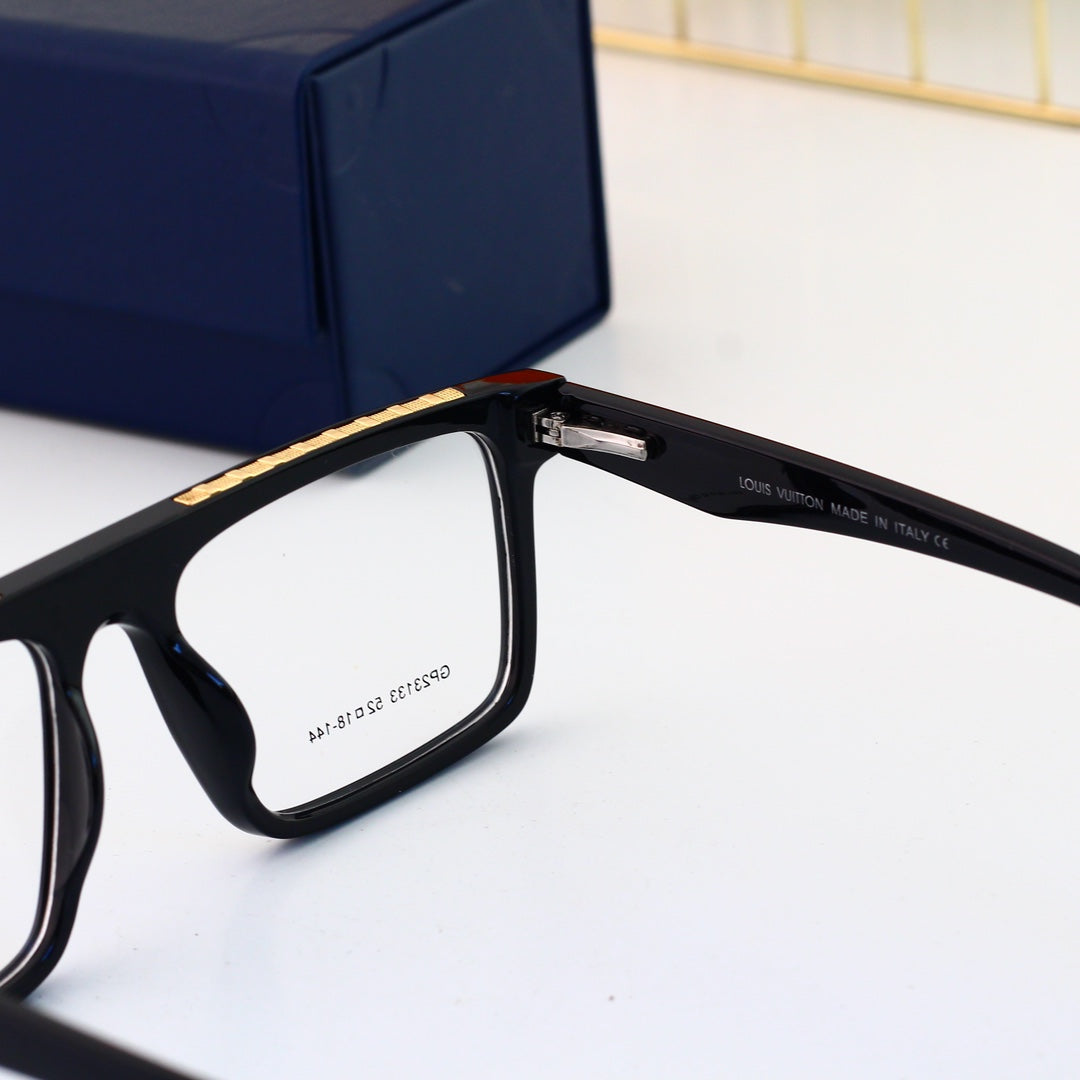 Nouvelles lunettes neutres à monture métallique tendance
