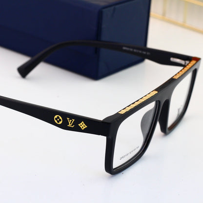 Nouvelles lunettes neutres à monture métallique tendance