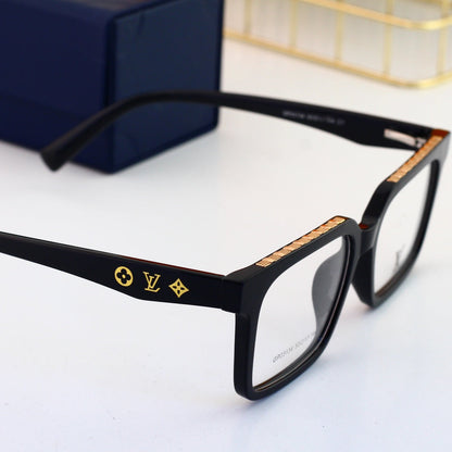 Nouvelles lunettes carrées à monture métallique