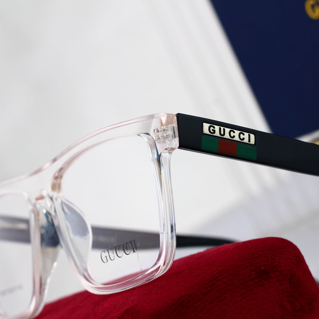 Lunettes unisexes à monture rayée tendance