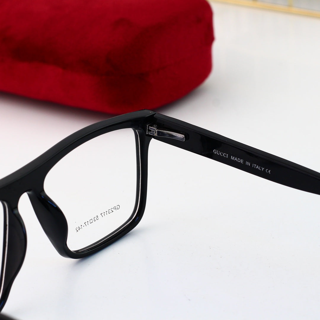 Lunettes unisexes à monture rayée tendance