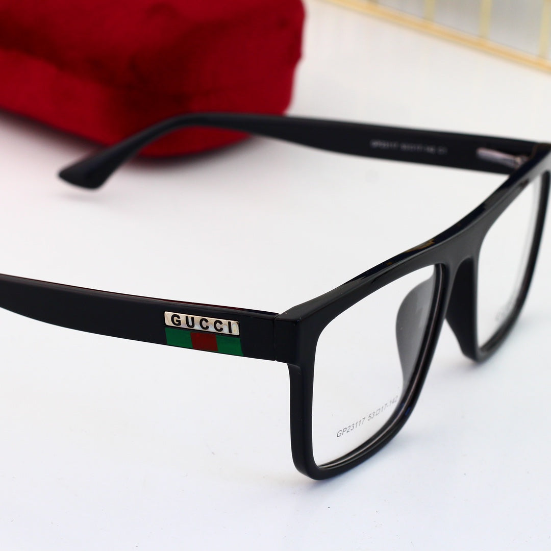 Lunettes unisexes à monture rayée tendance