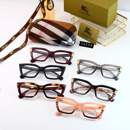 Lunettes classiques à carreaux rétro