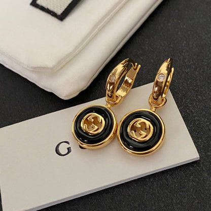 Boucles d'oreilles créoles rondes vintage