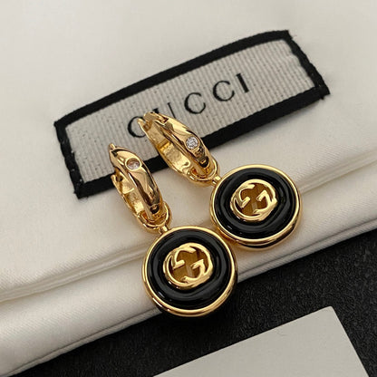 Boucles d'oreilles créoles rondes vintage