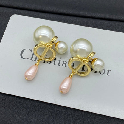 Boucles d'oreilles pendantes Perle Goutte d'eau