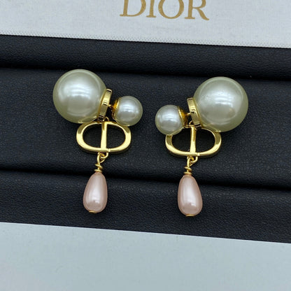 Boucles d'oreilles pendantes Perle Goutte d'eau