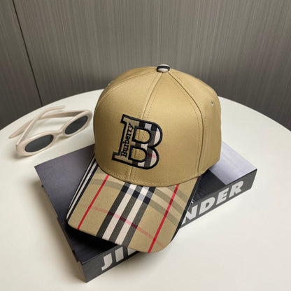 Casquette de baseball unisexe à carreaux brodés en 3D