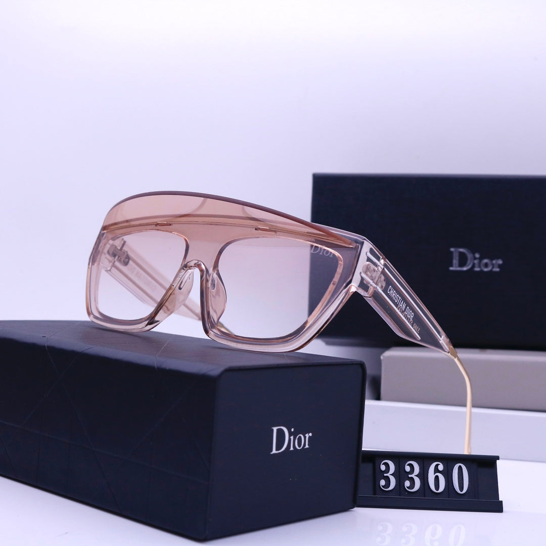 Lunettes de soleil bouclier à la mode