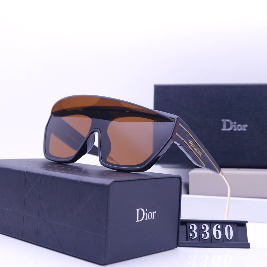 Lunettes de soleil bouclier à la mode